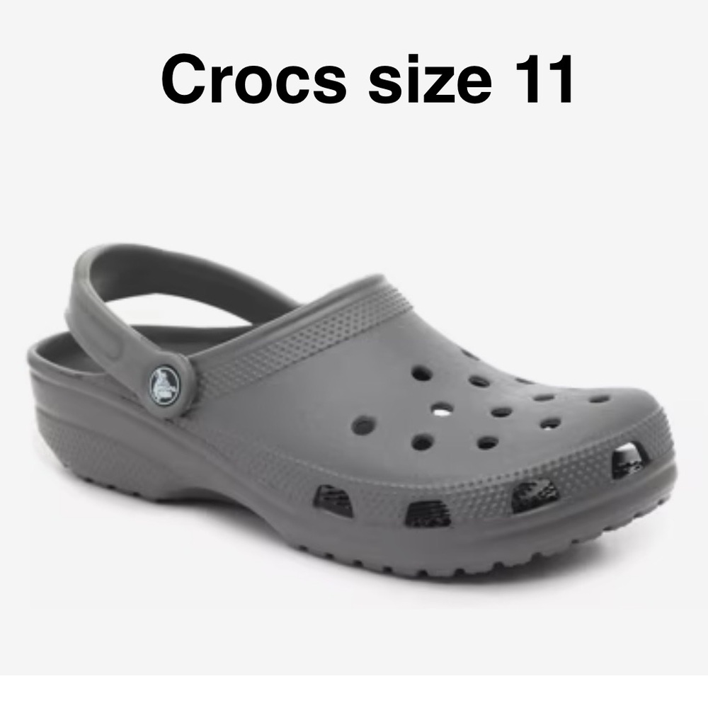 CROCS Kids Classic Clog in Gray